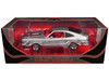 1978 Ford Mustang II King Cobra Silver Metallic with Red and Black Hood Stripes 1/18 Diecast Model Car Greenlight 13670