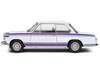 1971 BMW 2002 Tii Turbo Evocation White with Stripes 1/18 Diecast Model Car Solido S1808602