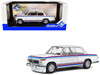 1971 BMW 2002 Tii Turbo Evocation White with Stripes 1/18 Diecast Model Car Solido S1808602