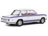 1971 BMW 2002 Tii Turbo Evocation White with Stripes 1/18 Diecast Model Car Solido S1808602