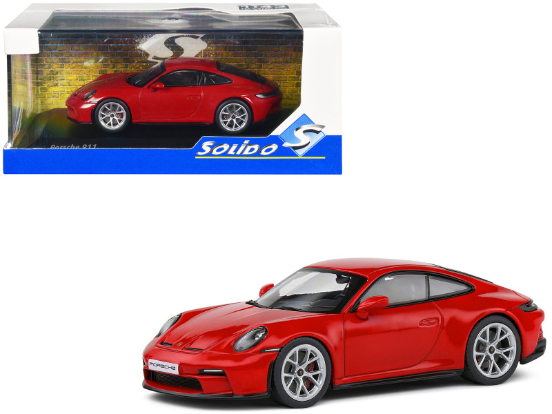 Porsche 911 992 GT3 Touring Guards Red 1/43 Diecast Model Car Solido S4316501