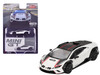 Lamborghini Huracan Sterrato Bianco Asopo White Metallic with Red Stripes and Matt Black Top Limited Edition to 7680 pieces Worldwide 1/64 Diecast Model Car Mini GT MGT00763