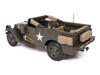 White M3 Scout Car Olive Drab United States Army 1/43 Diecast Model Militaria Die Cast 24213-43