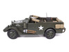 White M3 Scout Car Olive Drab United States Army 1/43 Diecast Model Militaria Die Cast 24213-43