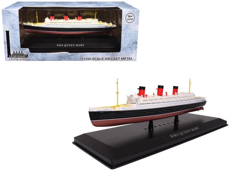 RMS Queen Mary Passenger Ship 1/1250 Diecast Model Legendary Cruise Ships 241947