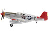 North American P 51C Mustang Fighter Aircraft Alice Jo Capt Wendell Pruitt 302nd FS Italy 1945 United States Army Air Force Air Power Series 1/48 Diecast Model Hobby Master HA8517