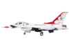 Lockheed F 16C Fighting Falcon Fighter Aircraft Thunderbirds #1 6 Decals Royal International Air Tattoo 2017 United States Air Force Air Power Series 1/72 Diecast Model Hobby Master HA38039B