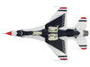 Lockheed F 16C Fighting Falcon Fighter Aircraft Thunderbirds #1 6 Decals Royal International Air Tattoo 2017 United States Air Force Air Power Series 1/72 Diecast Model Hobby Master HA38039B