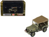 U S 1 4 ton Military Vehicle Olive Drab Gen Douglas MacArthur Leyte WWII 1945 United States Army Ground Power Series 1/72 Diecast Model Hobby Master HG4216