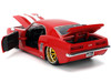 1969 Chevrolet Camaro #1 Red with White Stripes Fast & Furious Series 1/24 Diecast Model Car Jada 36151