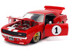 1969 Chevrolet Camaro #1 Red with White Stripes Fast & Furious Series 1/24 Diecast Model Car Jada 36151