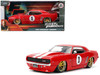 1969 Chevrolet Camaro #1 Red with White Stripes Fast & Furious Series 1/24 Diecast Model Car Jada 36151