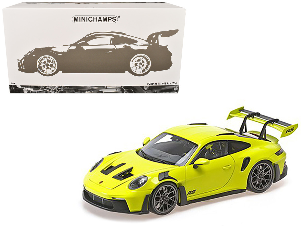 2024 Porsche 911 GT3 RS Acid Green with Carbon Top and Hood