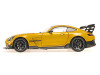 2021 Mercedes Benz AMG GT Black Series Solarbeam Yellow Metallic with Black Top and Hood Stripes 1/18 Diecast Model Car Minichamps MC110032021