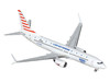 Boeing 737 800 Commercial Aircraft Harris Walz Campaign N778MA White with Striped Tail 1/400 Diecast Model Airplane GeminiJets GJ2322