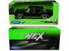1955 Mercedes Benz 190 SL Closed Roof Black NEX Models Series 1/24 Diecast Model Car Welly 24118HW-BK