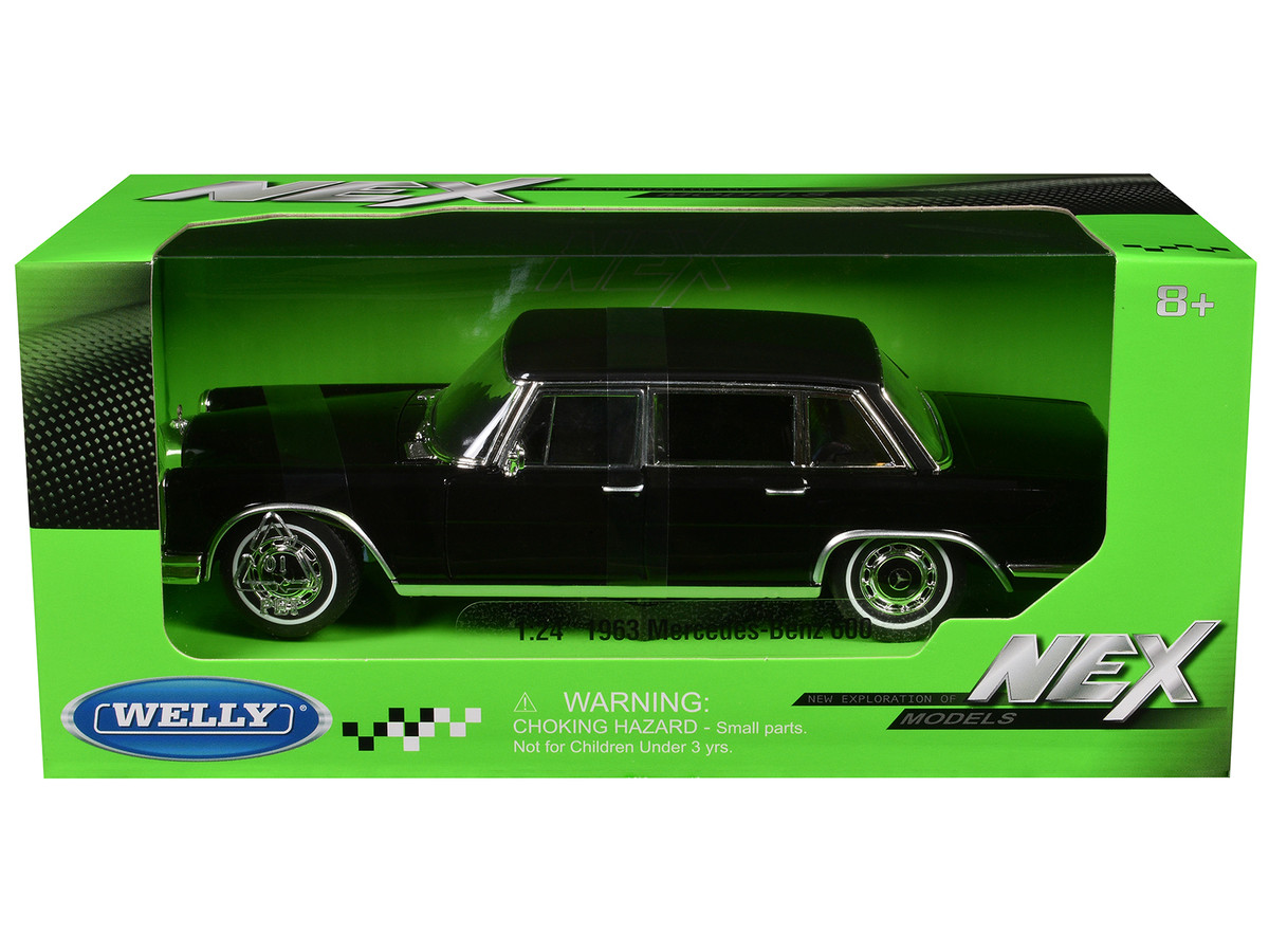1963 Mercedes Benz 600 Black NEX Models Series 1/24 Diecast Model