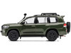 2015 Toyota Land Cruiser 200 Green with Roof Rack 1/64 Diecast Model Car GCD KS-072-150