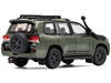 2015 Toyota Land Cruiser 200 Green with Roof Rack 1/64 Diecast Model Car GCD KS-072-150
