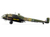 Level 2 Model Kit Handley Page Hampden Bomber Aircraft 1/72 Plastic Model Kit Airfix A04011V