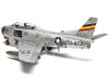 Level 2 Model Kit North American F 86F Sabre Aircraft with 2 Scheme Options 1/48 Plastic Model Kit Airfix A08111