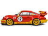 2016 RWB Bodykit #17 Maty s Idlers Red and Yellow with Graphics 1/18 Diecast Model Car Solido S1807509