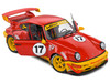 2016 RWB Bodykit #17 Maty s Idlers Red and Yellow with Graphics 1/18 Diecast Model Car Solido S1807509