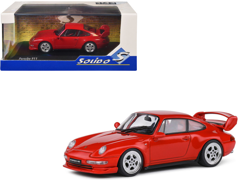 Porsche 993 RS Clubsport Red 1/43 Diecast Model Car Solido S4313802