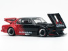 Skyline GT R V8 Drift Hakosuka RHD Right Hand Drive Advan Black and Red 1/64 Diecast Model Car Pop Race PR640081