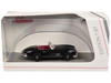 Mercedes Benz 300 SL Roadster Black with Red Interior 1/87 (HO) Diecast Model Car Schuco 452676100