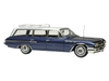 1962 Buick Invicta Station Wagon Cadet Blue Metallic with White Top and Blue Interior Limited Edition to 200 pieces Worldwide 1/43 Model Car Goldvarg Collection GC-056A