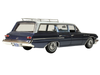 1962 Buick Invicta Station Wagon Cadet Blue Metallic with White Top and Blue Interior Limited Edition to 200 pieces Worldwide 1/43 Model Car Goldvarg Collection GC-056A