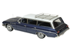 1962 Buick Invicta Station Wagon Cadet Blue Metallic with White Top and Blue Interior Limited Edition to 200 pieces Worldwide 1/43 Model Car Goldvarg Collection GC-056A