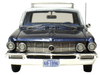 1962 Buick Invicta Station Wagon Cadet Blue Metallic with White Top and Blue Interior Limited Edition to 200 pieces Worldwide 1/43 Model Car Goldvarg Collection GC-056A