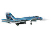 Sukhoi Su 33 Flanker D Fighter Aircraft 2nd Aviation Squadron 279th Shipborne Fighter Aviation Regiment 2005 Russian Navy Air Power Series 1/72 Diecast Model Hobby Master HA6410