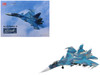 Sukhoi Su 33 Flanker D Fighter Aircraft 2nd Aviation Squadron 279th Shipborne Fighter Aviation Regiment 2005 Russian Navy Air Power Series 1/72 Diecast Model Hobby Master HA6410