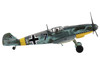 Messerschmitt Bf 109F 2 Fighter Aircraft Black 7 Cabo Mecanico Zaro 2 Escuadrilla Azul, Russia 1942 Spanish Air Force Air Power Series 1/48 Diecast Model Hobby Master HA8765