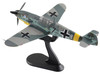 Messerschmitt Bf 109F 2 Fighter Aircraft Black 7 Cabo Mecanico Zaro 2 Escuadrilla Azul, Russia 1942 Spanish Air Force Air Power Series 1/48 Diecast Model Hobby Master HA8765