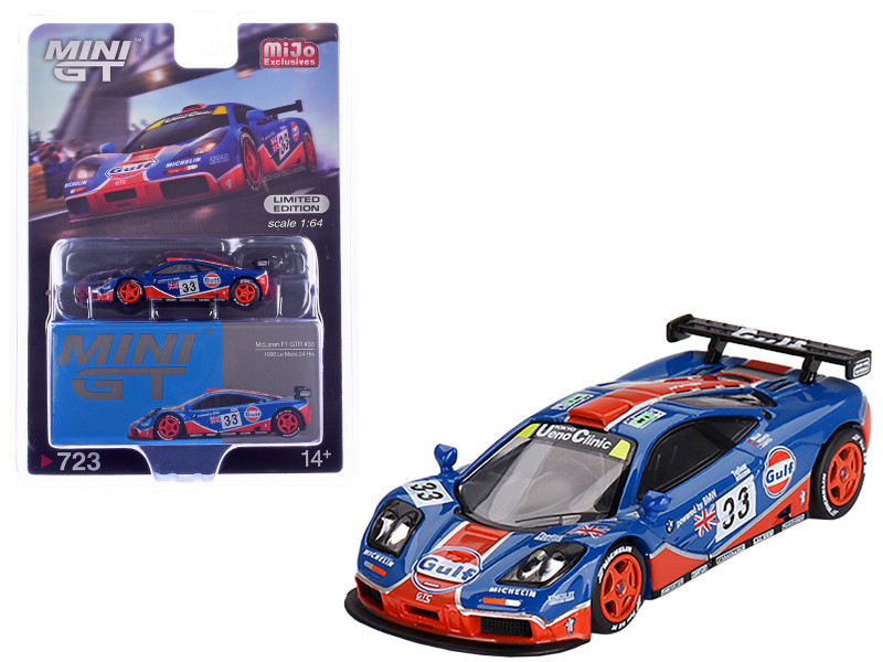 McLaren F1 GTR #33 John Nielsen Thomas Bscher Peter Kox West Competition 24 Hours of Le Mans 1996 Limited Edition 1/64 Diecast Model Car Mini GT MGT00723