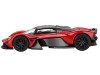 Aston Martin Valkyrie Hyper Red with Carbon Top Limited Edition to 3960 pieces Worldwide 1/64 Diecast Model Car Mini GT MGT00766
