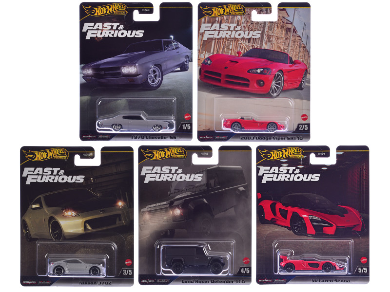Hot Wheels Fast & Furious ミニカーセット Amazon.com: Hot Wheels Toy Cars 5-Pack, Set of 5 Fast