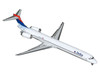 McDonnell Douglas MD 90 Commercial Aircraft Delta Air Lines N910DN White with Blue and Red Tail Gemini 200 Series 1/200 Diecast Model Airplane GeminiJets G2DAL818