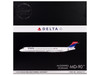 McDonnell Douglas MD 90 Commercial Aircraft Delta Air Lines N910DN White with Blue and Red Tail Gemini 200 Series 1/200 Diecast Model Airplane GeminiJets G2DAL818