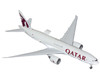 Boeing 777F Commercial Aircraft Qatar Cargo A7 BFT Gray with Tail Graphics Gemini 200 Interactive Series 1/200 Diecast Model Airplane GeminiJets G2QAC954