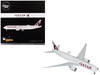 Boeing 777F Commercial Aircraft Qatar Cargo A7 BFT Gray with Tail Graphics Gemini 200 Interactive Series 1/200 Diecast Model Airplane GeminiJets G2QAC954