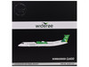 Bombardier Q400 Commercial Aircraft Wideroe LN WDM White with Green Tail Gemini 200 Series 1/200 Diecast Model Airplane GeminiJets G2WIF1316