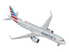 Airbus A321neo Commercial Aircraft American Airlines N413AN Gray with Striped Tail 1/400 Diecast Model Airplane GeminiJets GJ2296