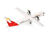 ATR 72 600 Commercial Aircraft Iberia Regional 9H NCD White with Red Tail 1/200 Diecast Model Airplane Herpa HE573313