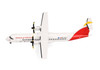 ATR 72 600 Commercial Aircraft Iberia Regional 9H NCD White with Red Tail 1/200 Diecast Model Airplane Herpa HE573313