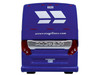 Prevost H3 45 Coach Bus Arrow Stage Lines Blue with White Graphics Limited Edition 1/87 (HO) Diecast Model Iconic Replicas 87-0585
